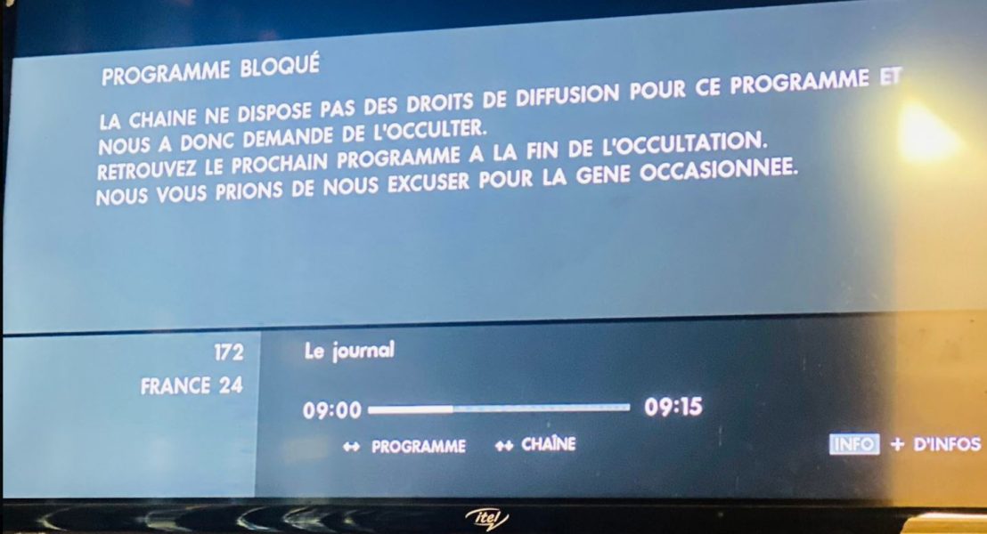 Plus de diffusion de France 24 au Burkina Faso